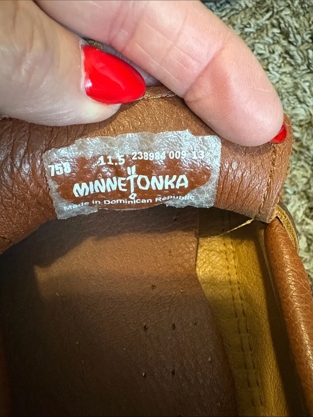 Minnetonka Brown Leather Moccasin Loafers